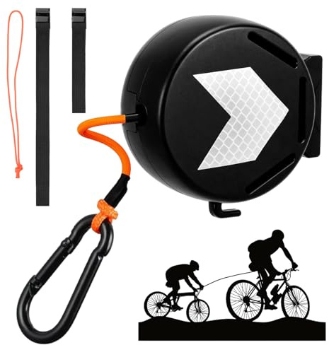 ueslwser Abschleppseil Fahrrad Kinder, 2M Fahrrad Zugseil Kinder, Passt für alle Lenker, 264 lbs Einziehbares Abschleppsystem, Traktionsseil für Kinderfahrräder, E-Bikes, MTB Bike