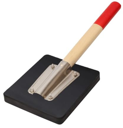 HOMSFOU Paving Rubber Hammer with Handle Durable Rubber Tool for Tile and Floor Installation Comfortable Grip for Construction Work Essential Flooring Equipment