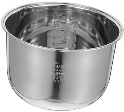 BESPORTBLE Rice Cooker Replacement Inner Pot Fit Stainless Steel Electric Cooker Accessory Capacity