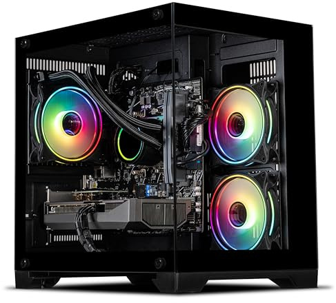 Scan Voir PC de Jeu à Refroidissement Liquide | GeForce RTX 5080 16 Go | AMD Ryzen 7 8700F 8 cœurs | 32 Go de RAM DDR5 | SSD M.2 1 to | Éclairage RVB | WiFi | Compatible Streaming | Windows 11