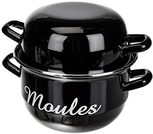 BAUMALU 312852 Peinte Marmite, Noir