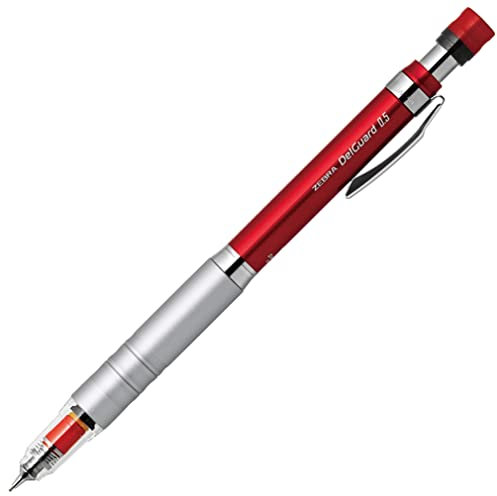 Zebra Druckbleistift, Del Guard, 0,5 mm, Rot (P-MA86-R)