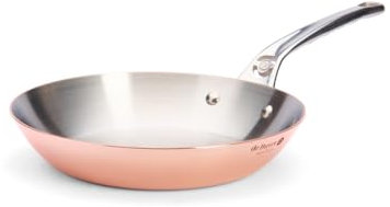 De Buyer-Padella tonda 6424,2 coda, in rame/acciaio Inox, diametro: 20 cm