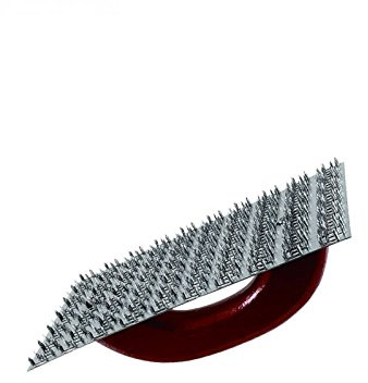 Kratzbrett für Styropor mit Holzgriff 255 x 155 mm zum Egalisieren von Styroporplatten Nagellänge 8,5 mm