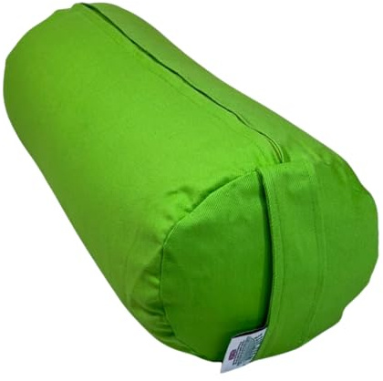 Sustainable Yoga Bolster – Filled with Organic Buckwheat Hulls for Natural Support