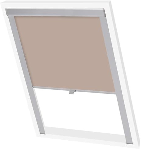 vidaXL Verdunkelungsrollo Beige FK06 GGL und GGU