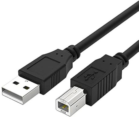 USB to Host Cable USB Cable Cord 10 Feet Compatible With Yamaha PSR-EW300,PSRE353,PSR-E363,PSR-EW410,PSR-E463,PSRE373,PSRE-343,PSRSX900,YPT260,YPT270,YPT360,P71,NP12,P45,P125 Portable Piano Keyboard