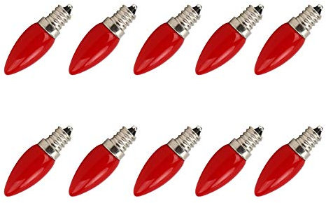 Luz LED E12, bombilla LED duradera, 10 piezas para gabinete en casa, restaurante, hotel