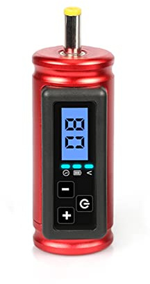 MAXSMLZT Tatuaggio wireless Trucco permanente Trucco permanente Macchina per la batteria Mini display LCD 1500mAh Type-C Cavo Quick Carica RCA Jack Lavoro 10 ore,Dc/red