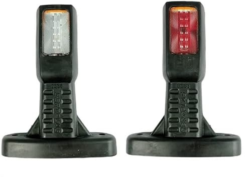2 stk. LED Begrenzungsleuchten 12V 24V Positionsleuchten Anhänger LKW PKW E9 Weiß Gelb Rot