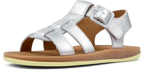 Camper - Bicho K800617, Sandalia con tira en T Chica, Medium Gray 004,