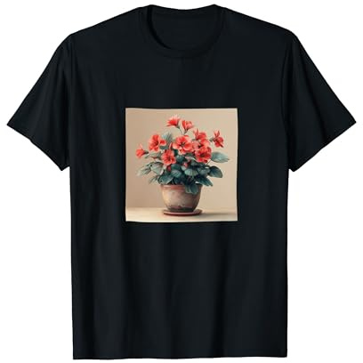 Graphisme Cottagecore en forme de fleur de cyclamen T-Shirt
