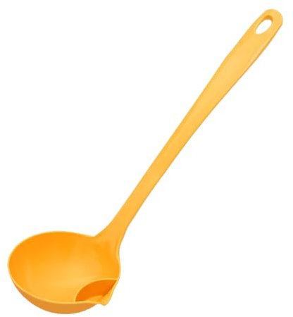 Abschäumer Löffel 30.5cm Kunststoff Suppenkelle Fetttrenner aus hochwertigem Fettabschöpfer Kelle Suppenlöffel Öl Suppen Trennen mit Langem Zum Servieren und Schöpfen (1 Pcs)