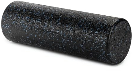 TREXO Massageroller 45x15 m in Blau Black Faszienrolle Set sorgt für Erleichterung und verbessert die Kondition Glatte Oberfläche Massage Foam Roller für jedermann zur täglichen Erholung