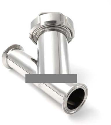 HMCOCOOFM Y Type Filter Strainer 1 1.5 2 Stainless Steel SS304 Tri Clamp 50.5 64MM 100 Mesh Homebrew Pipe Fittings (51mm Ferrule64)