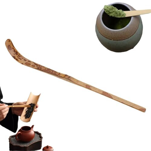 Cuchara medidora de té matcha de bambú para auténtica preparación de matcha, cucharas de té, cucharas de té de madera, agitadores de matcha, accesorios de té, herramientas para beber té, utensilios de