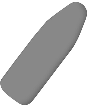 ZIHQRgE Copriasse da Stiro per Ferro da Stiro, Riflettente Il Calore Ricambio Copri da Stiro da 130 x 50 cm con Bordo Dotato di Elastico(Gray,51.1 L x 19.6 in W (130 x 50 cm))