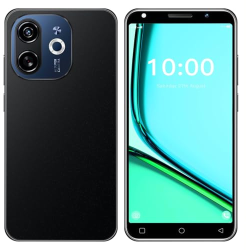 LilCost Unlocked Mobile Phones, 1GB RAM and 16GB ROM,Dual Camera Dual SIM, 5.0'' HD Display with 3500mAh Big Battery Support Wifi/Bluetooth/Face Android Cellphone (Black)