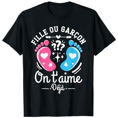 Annonce sexes bébé Original Cadeau Gender Reveal Party T-Shirt