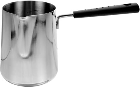 MAGICLULU Casserole à Huile Graduée avec Poignée Petite Marmite Acier Inoxydable pour Plaque de Cuisson Casserole pour Chauffer Lait et Eau