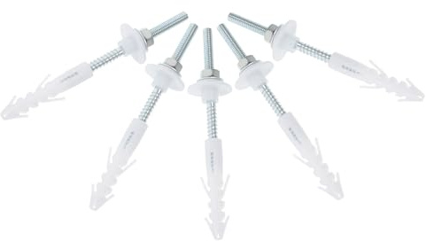 5 Sets Wall-Mount Basin Installation Screws for Washbasin Fixing