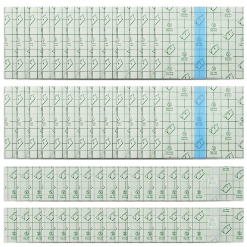 50 Stycken Vattentäta Duschplåster, Självhäftande Andra Hudtatueringar, Transparenta Vattentäta Plåster, Tatueringsfilm, Små duschplåster för Simning och Duschning, 5 x 8 cm, 10 x 12 cm