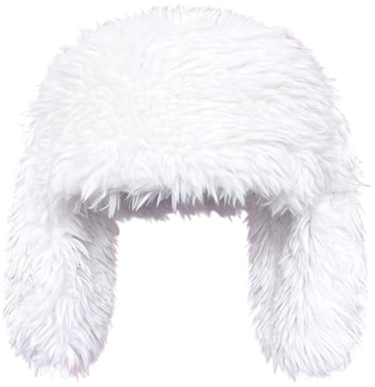 Hasenohren-Mütze, Flauschige Wintermütze, Cartoon-tiermütze, Winter-kostüm-zubehör Für Damen, Und Winter, Warm