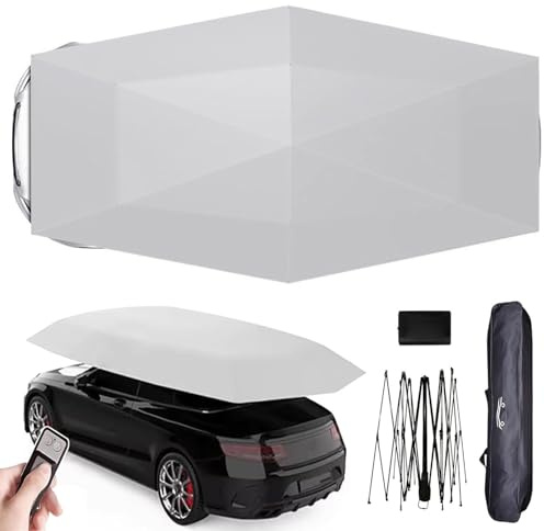 Tienda de campaña universal totalmente automática para coche, cochera móvil con control remoto, protección automática portátil plegada, cubierta de toldo para automóvil a prueba de sol