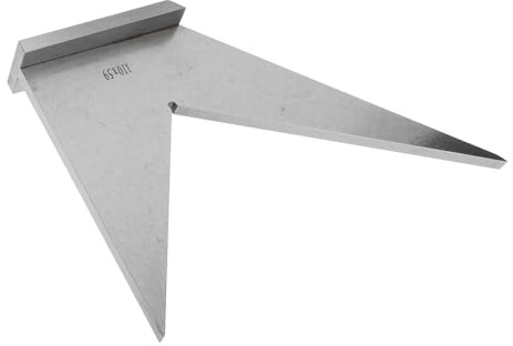 SIXRUN Goniometro, 30 45 90 120 Gradi, Angolo da Macchinista, Angolo da Officina, in Metallo DIN 875/2, Standard Industriale per Misurazione Angolare Precisa
