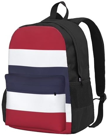 Tamiger Unisex-Tasche mit Thailand-Flagge, großes Fassungsvermögen, wasserabweisend, leicht, Outdoor, Wochenendausflüge