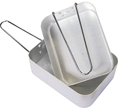 2 Piece Mess Tin Set - Aluminium