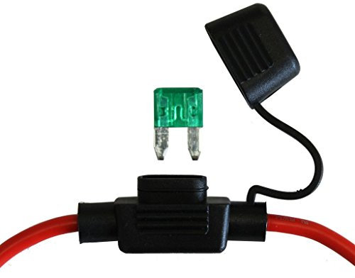 All Trade Direct 1 X Splashproof Inline 30Amp Rating small Blade Fuse Holder Atm Car Auto