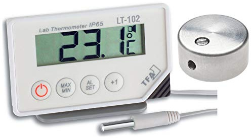 TFA 30.1034.01.99 LT-102 Thermomètre numérique Professionnel avec sonde et Frein à température