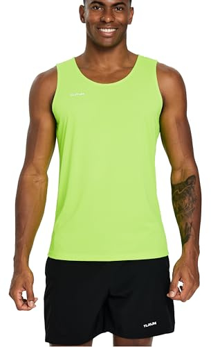 TLRUN Men’s Lightweight Running Vest Quick Dry Marathon Tank | Ultra-lightweight running vest with breathable quick-dry fabric for training, racing and marathon performance.
