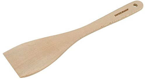 Fackelmann 31041 Pfannenwender, Holzspatel, FSC-Holz, 30 cm | Kratzfreies Abziehen, FSC-Holz, 30 cm für Pfanne, Umrühren und Servieren, einfacher Griff