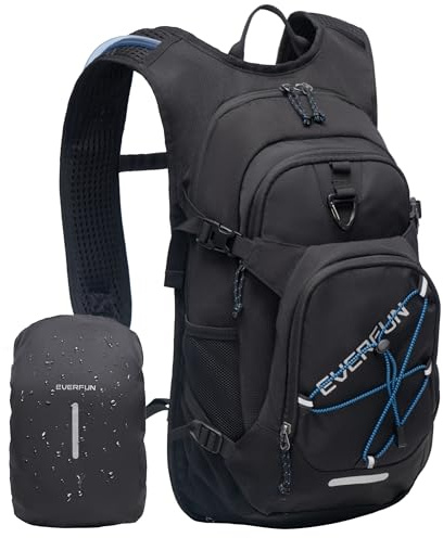 EVERFUN Hydration Backpack 18L Hiking Water Backpack with Water Bladder 2L, Women Men Hydration Pack Insulated Daypack Lightweight Hydropack with Rain Cover for Hiking, Cycling, Running, Festivals