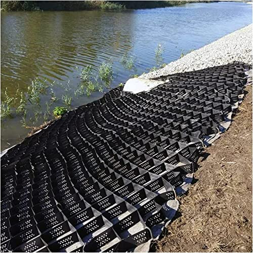 OKUOKA Dalle Jardin Stabilisateur Gravier Système de pavés de stabilisation perméables, Stabilisateur de Gravier de Sol pour pentes allée passerelle