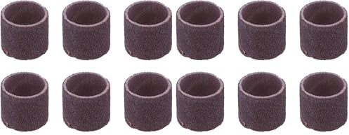 Dremel 432 Sanding Bands Multipack, 6 Sanding Bands (13 mm - Grit 120) for Sanding, Shaping and Smoothing Wood and Plastic Materials (Pack of 2)