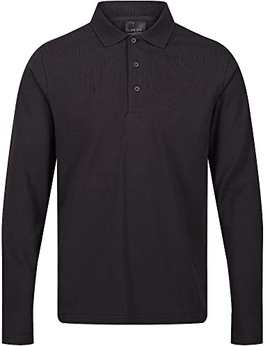 Regatta Men's Professional Mens Pro 65/35 Classic Long Sleeve Polo Shirt Polo Shirt (Pack of 1)