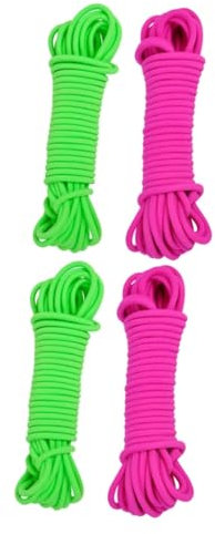 Amosfun 4stücke Junge Mädchen Hüpfseil Spielzeug Elastisches Gummiband Für Outdoor Aktivitäten Grün Rosy Für Schule Und Freizeit Fördert Fitness Und Spaß Beim Seilspringen