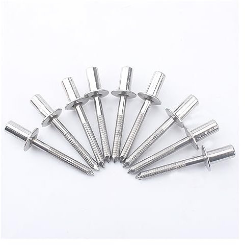 150 Stück M6,4 304 Edelstahl versiegelte Hohlnieten Blindnieten (Size : 6.4X20mm 150pcs)