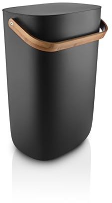EVA SOLO | Reflect Recycling-Abfallbehälter 33 L | Abfallbehälter im großen Format effizient trennen und recyceln | Intelligente automatische Deckelbalance | Schwarz