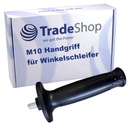 Trade-Shop Profi Soft Hart Gummi Handgriff M10 mit Vibrationsdämpfung kompatibel mit Bosch, kompatibel mit Fein, kompatibel mit Metabo Winkelschleifer
