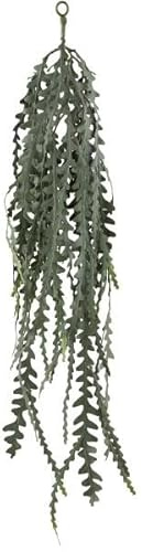 artplants.de Cactus Decorativo Colgante LENTY, Verde-Gris, 100 cm