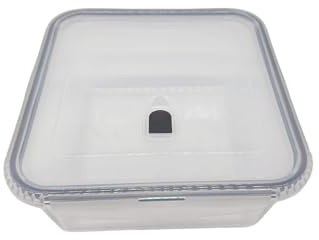PLUS HOME Recipientes Herméticos Cristal para Alimentos – Aptos para Horno, Microondas y Congelador, Ideales para Transportar Comida -Sin BPA-Taper Para Comida
