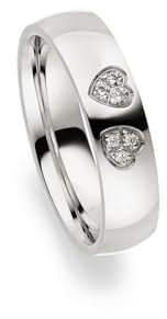 Kolibri Rings Damenring Silber 925 6 Zirkonia Steine Verlobungsring - Inkl. Gravur und Etui