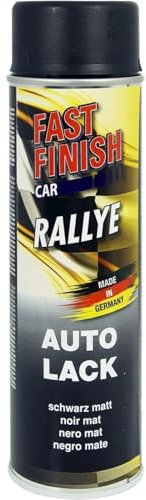 Fast Finish 292828 RALLYE LACK schwarz matt 500 ml