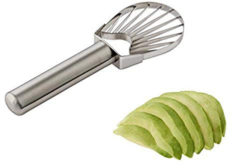 La Bonne Graine - Pelador de Aguacate - Cortador de Aguacate - Cuchillo de Aguacate de Acero Inoxidable - Fácil de Usar Marca Francesa