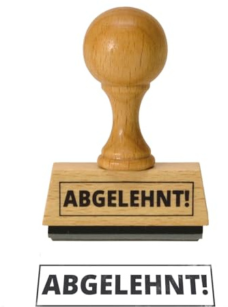 trendaffe Der Abgelehnt! Holzstempel