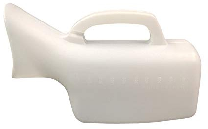YNGJUENCP Bouteille D'urinoir Mâle Portative, Pot De Pipi D'urinoir D'hommes D'urgence En Plastique 1000ML Avec Couvercle Pour Voyage En Voiture, Camping En Plein Air, Embouteillage (3 Co(Color:blanc)